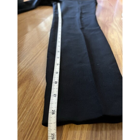 J Crew Black Wool Blend Zip Pocket Mid Rise Minnie Pants Size 2 - Picture 8 of 8